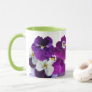 Search for pretty pansies mugs Purple