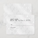 Search for satin rsvp cards White