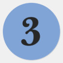 Search for number 3 stickers Three