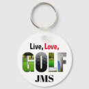 Search for golf key rings Monogrammed