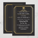 Search for art deco graduation invitations 1920s