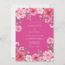 Search for floral fuchsia pink wedding invitations Botanical