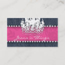 Search for chandelier business cards Fashion
