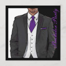 Search for square stag party invitations Black