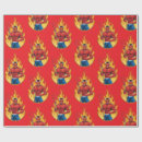 Search for satanic wrapping paper Red