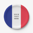 Search for country french paper plates Stripes