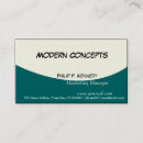 Search for marketing manager business cards Green