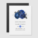 Search for royal blue save the date magnets Floral