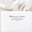 Search for traditional wedding return address labels Simple