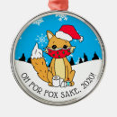 Search for fox christmas tree decorations Face mask
