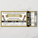 Search for sports ticket baby shower invitations All star
