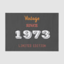 Search for 50th birthday tissue paper Vintage