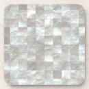Search for mother of pearl coasters White