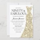 Search for 90 and fabulous invitations Party