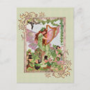 Search for leprechaun postcards Green