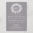 Search for silver wedding anniversary invitations 60th