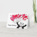Search for red panda birthday cards Bear