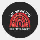 Search for blood cancer stickers Red