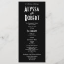 Search for art deco wedding programs Typography