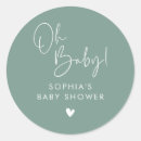 Search for green baby shower stickers Modern