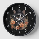 Search for witch clocks Black cat