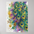 Search for peacock feathers posters Boho