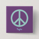 Search for peace sign square badges Purple