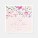 Search for white butterfly napkins Baby in bloom
