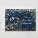 Search for blue masquerade party invitations Sixteen