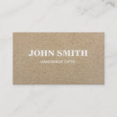 Search for brown kraft business cards Professional