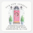 Search for pink address stickers Change of address