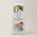 Search for engagement party photo backdrop banners Elegant calligraphy typography