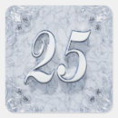 Search for 25th silver stickers White