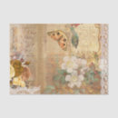 Search for vintage botanical tissue paper Gold