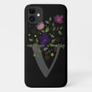 Search for letter v iphone cases Flowers
