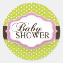 Search for pink brown baby shower stickers Party