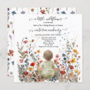 Search for watercolor flowers baby shower invitations Wildflower
