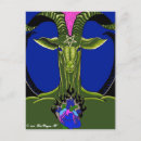 Search for satanism postcards Baphomet
