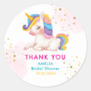 Search for rainbow party stickers Pastel unicorn party
