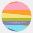 Search for rainbow wedding stickers Bright