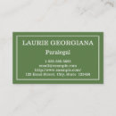 Search for paralegal business cards Modern