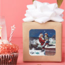 Search for reindeer and sleigh stickers Santa