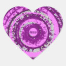 Search for heart patterns stickers For her