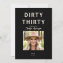 Search for dirty thirty birthday invitations Simple