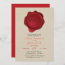 Search for wax seal wedding invitations Vintage