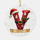 Search for letter v christmas tree decorations Xmas