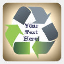 Search for recycle sign stickers Green