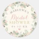 Search for gold bridal shower stickers Greenery