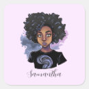Search for african woman stickers Natural hair