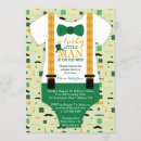 Search for luck on invitations Four leaf clover